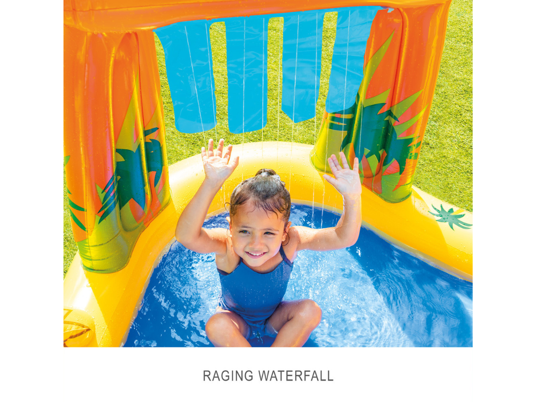 Intex Dinosaur Inflatable Play Center with Slide | For Kids in Qatar Intex Dinosaur Inflatable Play Center with Slide | For Kids in Qatar